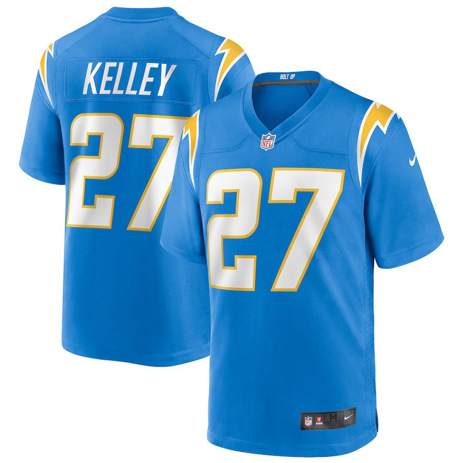 Men Los Angeles Chargers #27 Joshua Kelley Nike Powder Blue Player Game NFL Jersey